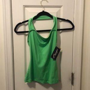 Capezio new Kelly green top